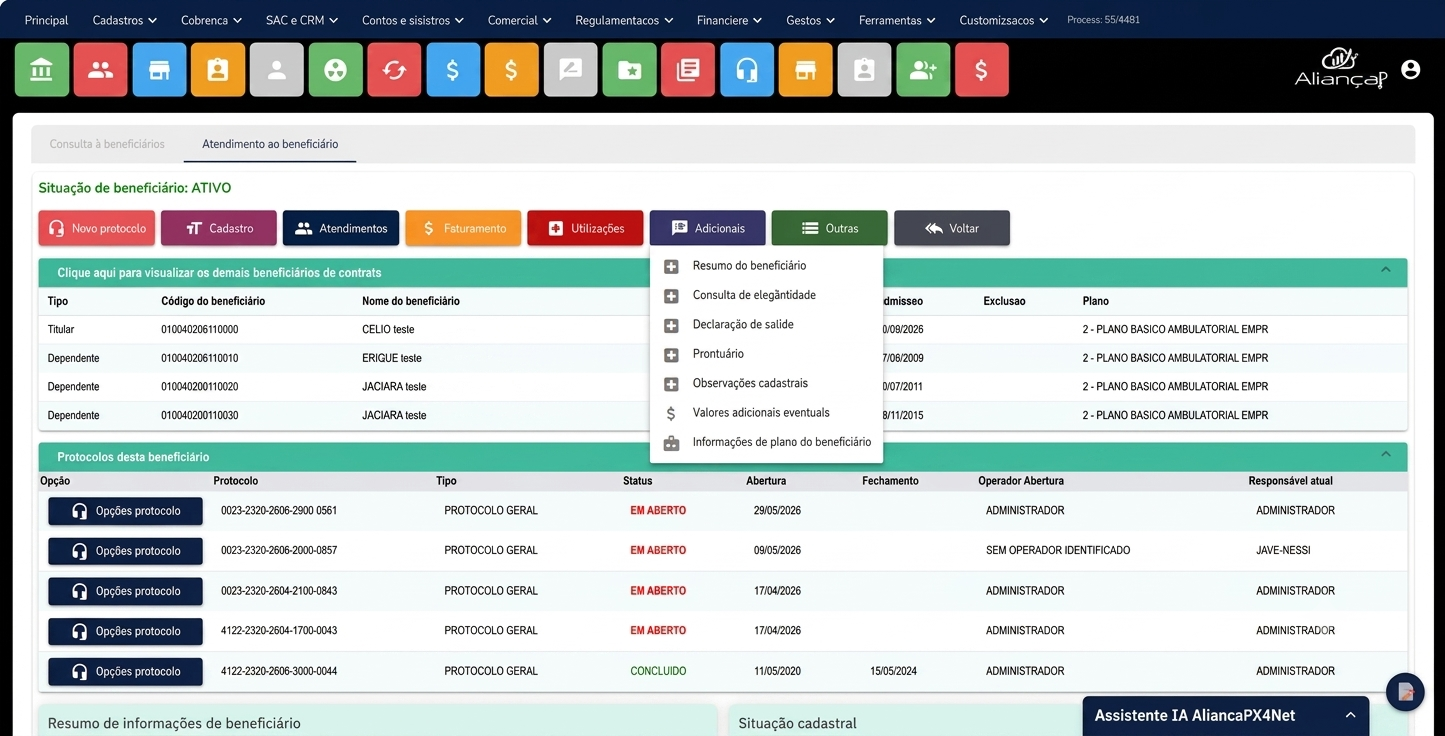Atendimento SAC e CRM