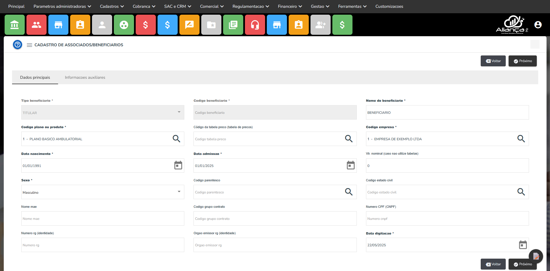 Auto Contratação de Serviços e Vendas Online