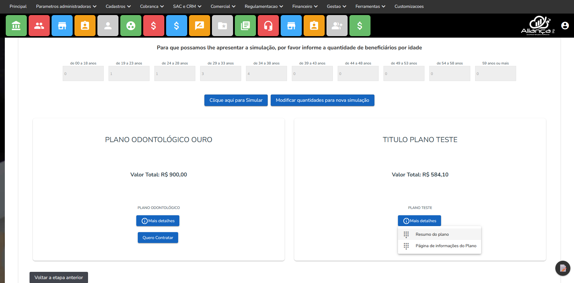 Auto Contratação de Serviços e Vendas Online