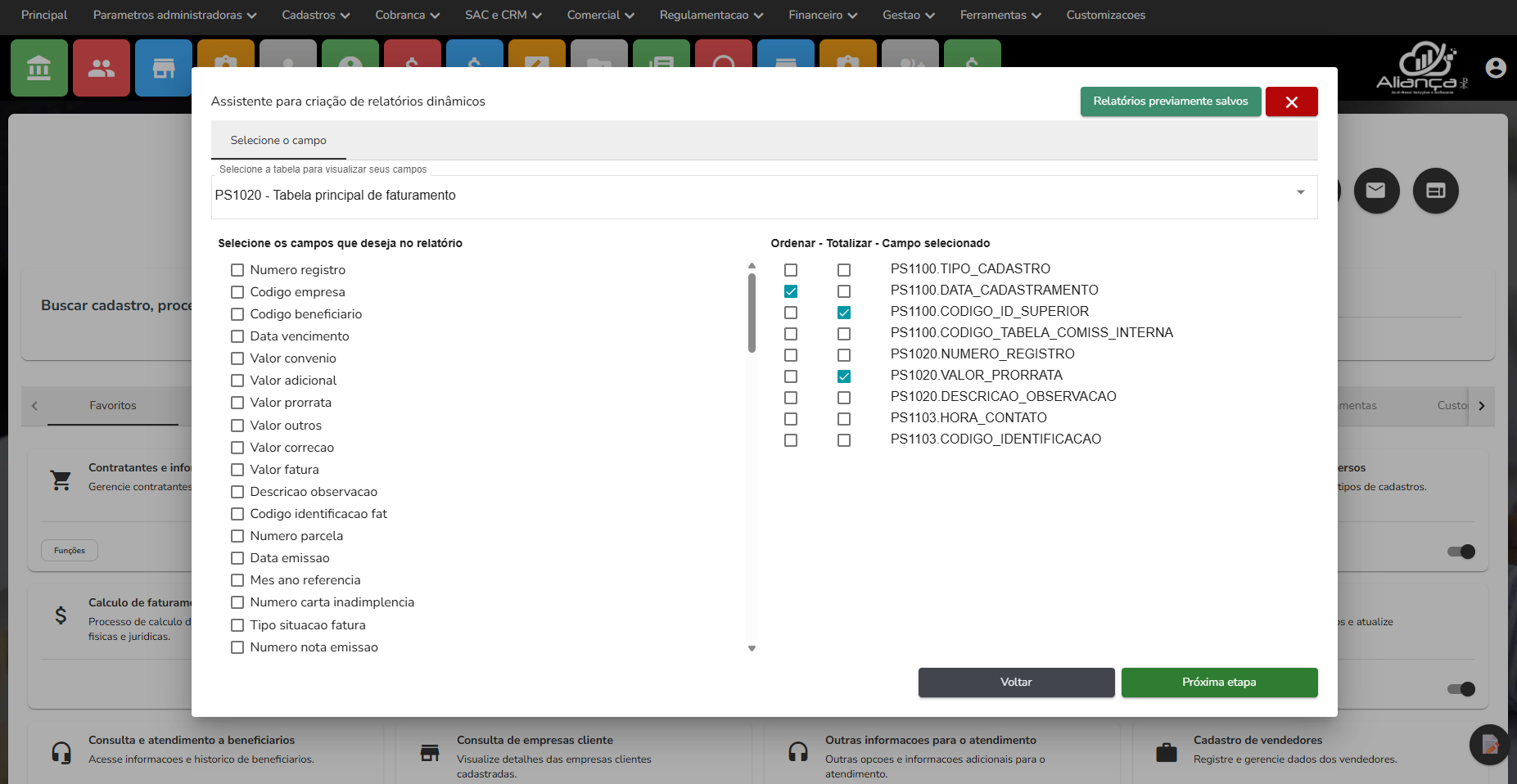 Relatórios e Análises