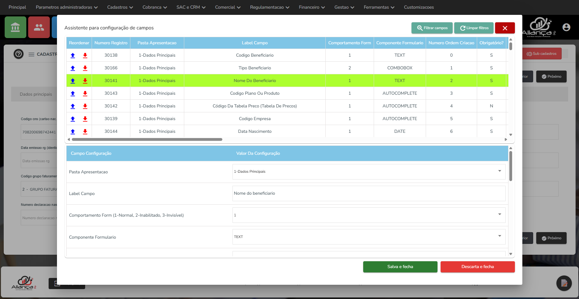 Gestão e Atualização do Sistema
