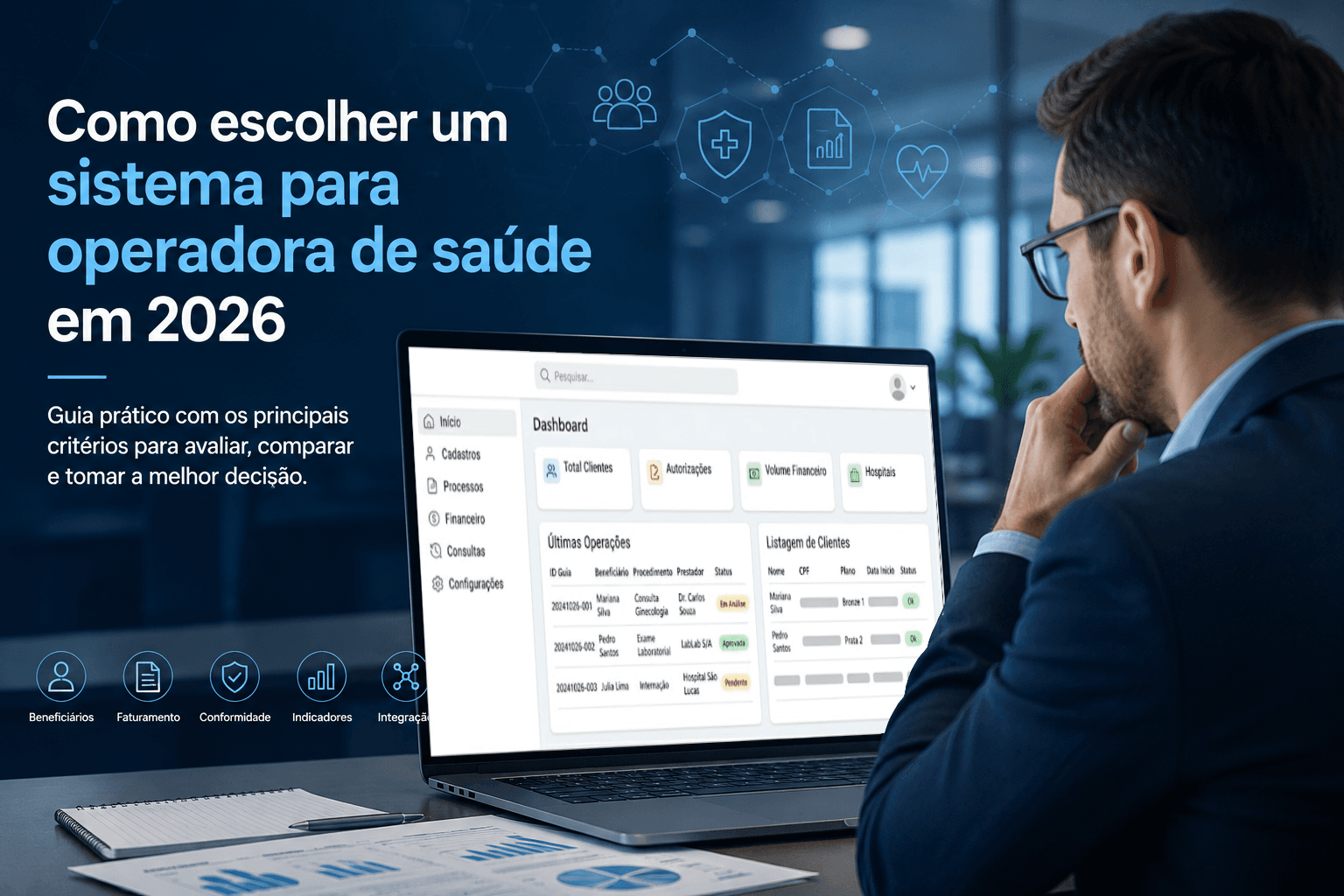 Como escolher um sistema para operadora de saúde em 2026